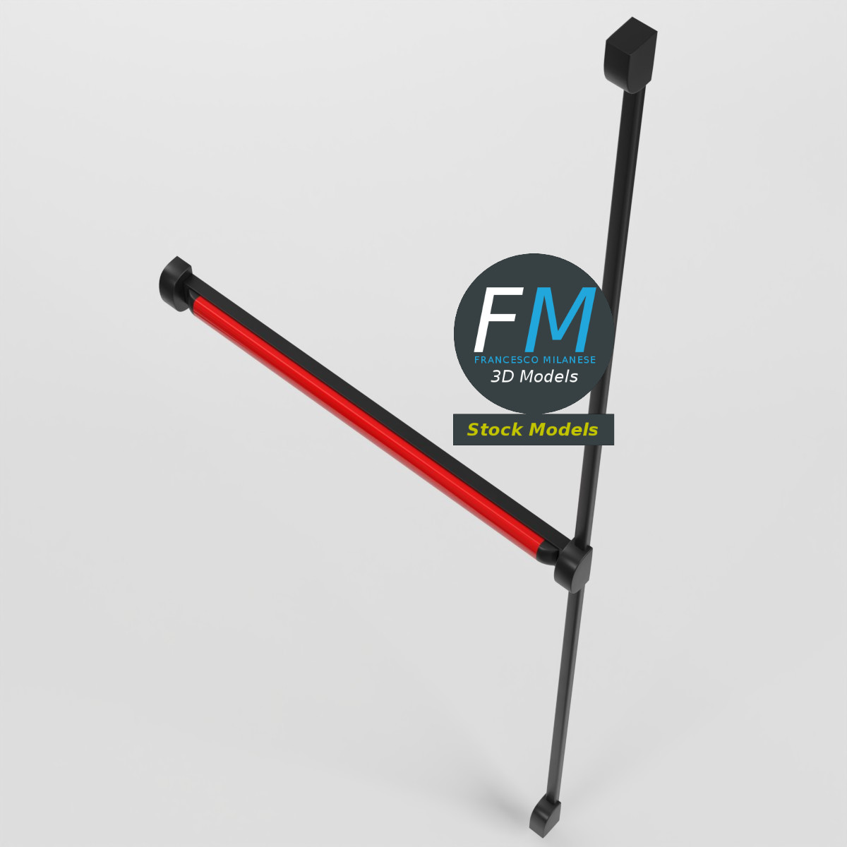 3D-Modell - Modulare Panikstange - 06