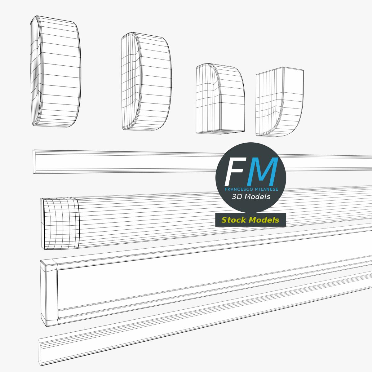 3D-Modell - Modulare Panikstange - 08