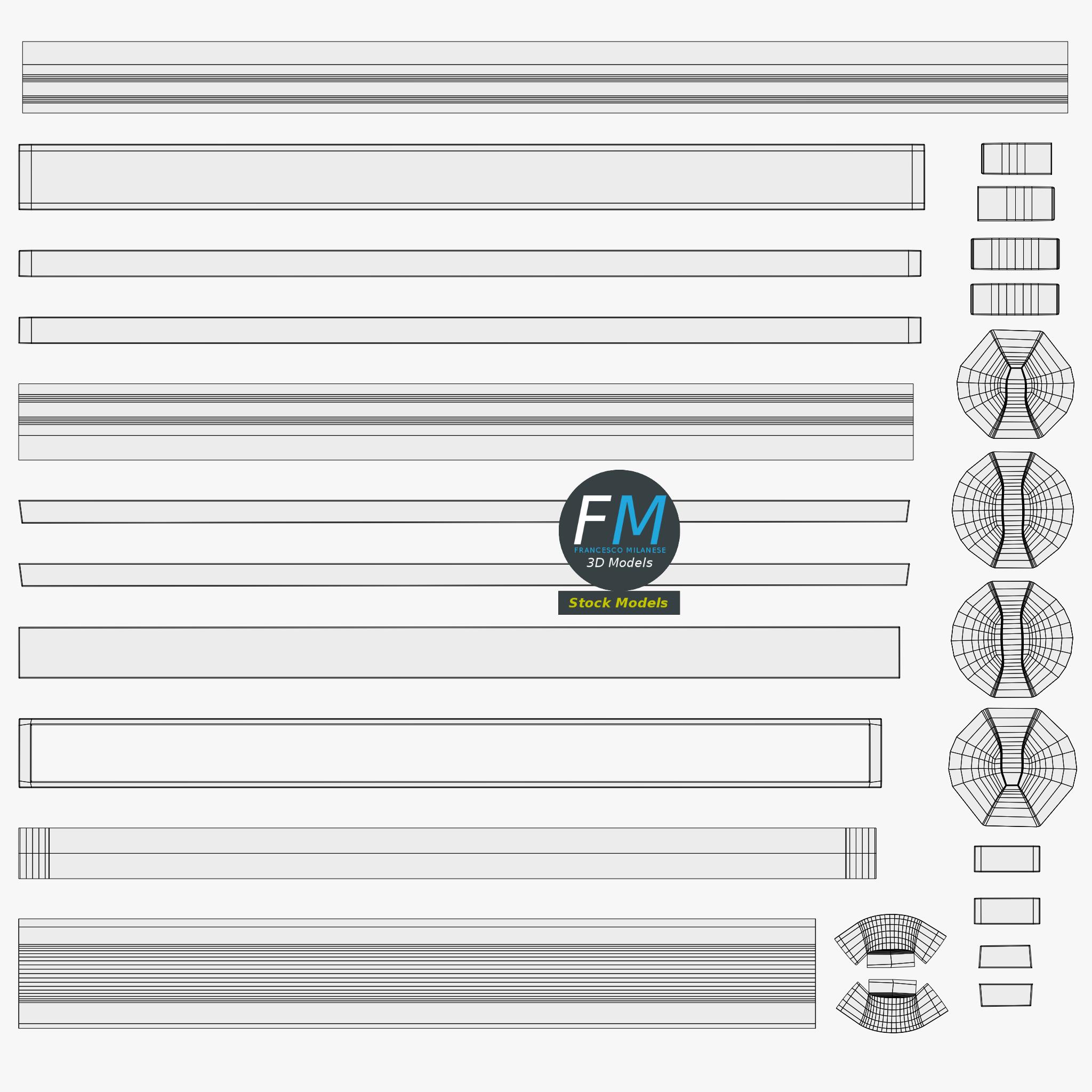 3D-Modell - Modulare Panikstange - 11 3D-Modell - Modulare Panikstange - 11