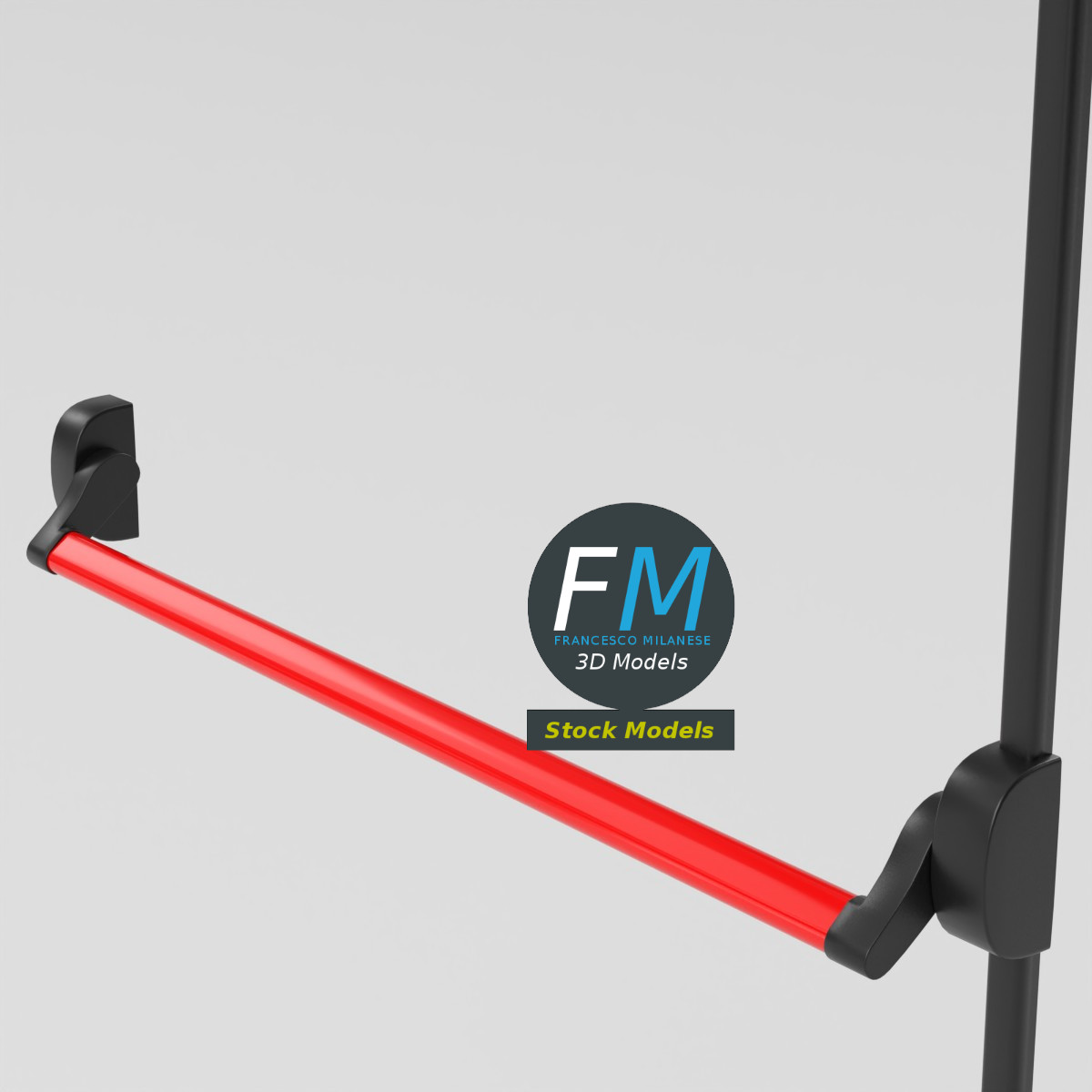 3D-Modell - Modulare Panikstange - 01