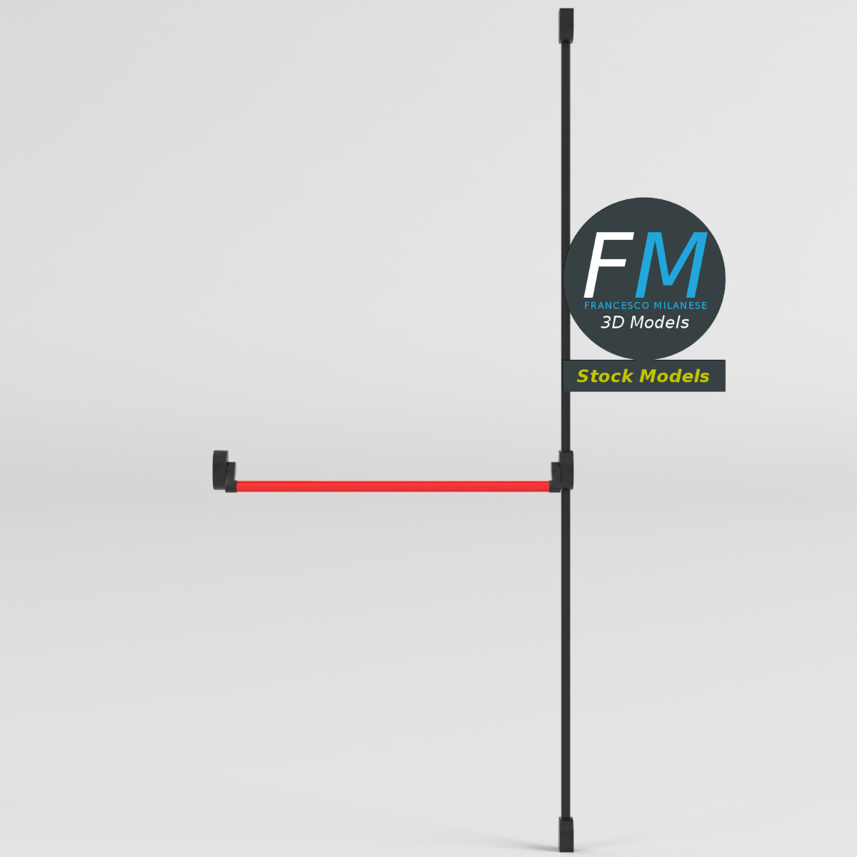 3D-Modell - Modulare Panikstange - 03