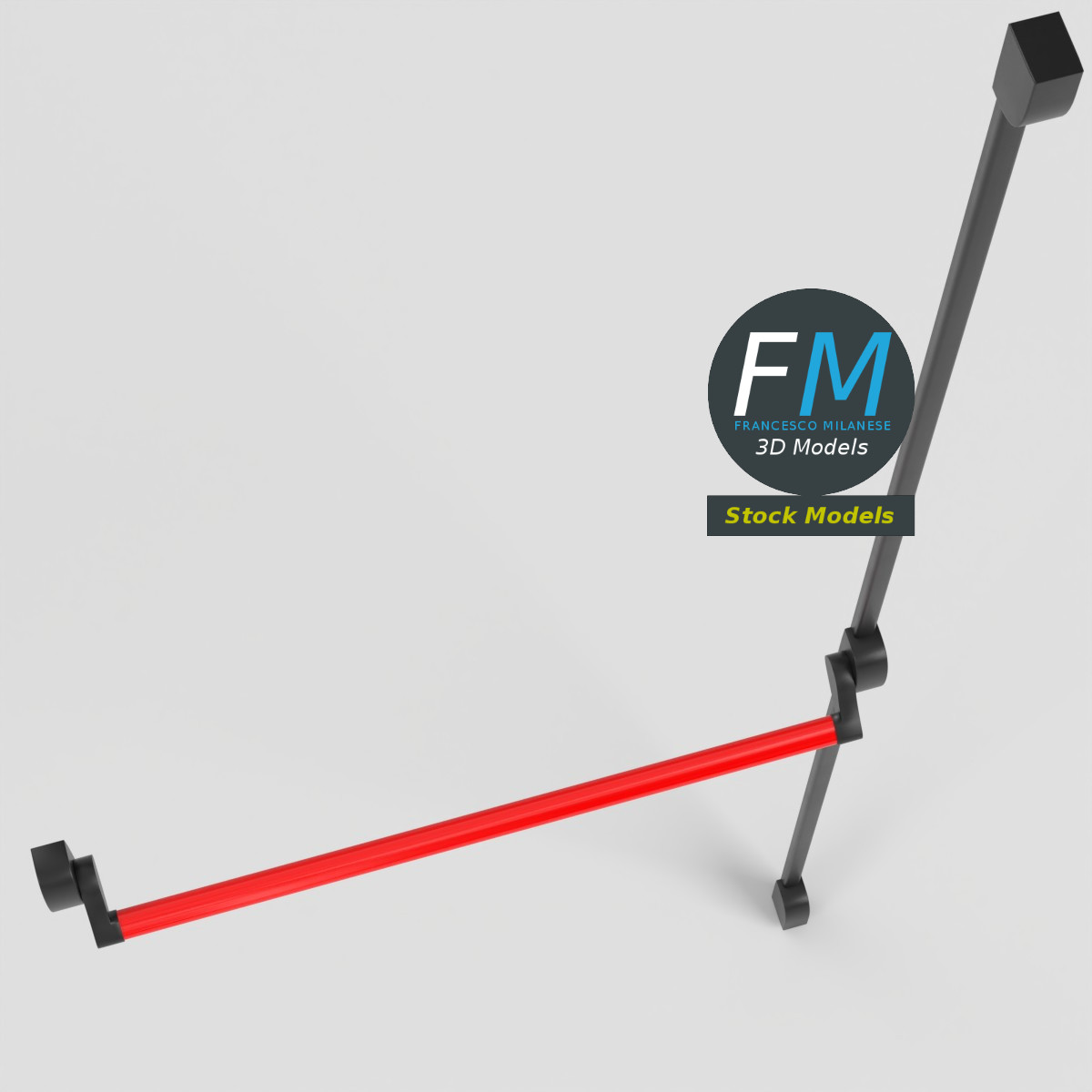 3D-Modell - Modulare Panikstange - 06