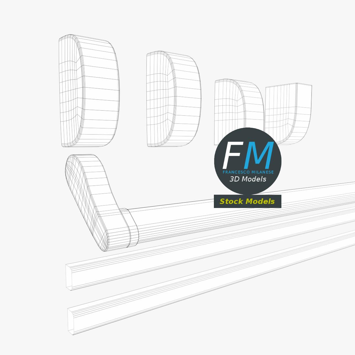 3D-Modell - Modulare Panikstange - 08