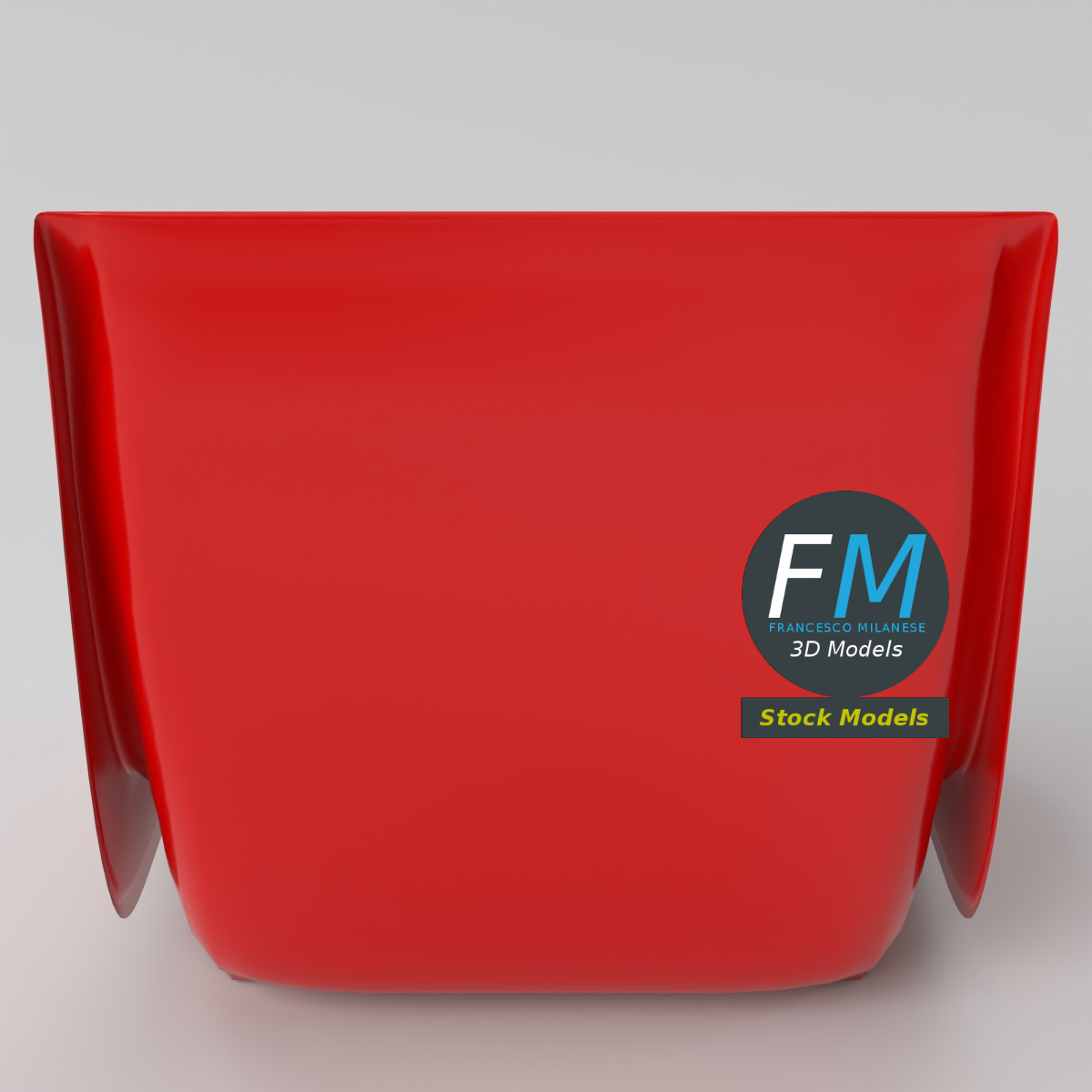 3D Model - Molded Plastic Stadium Seat - 05