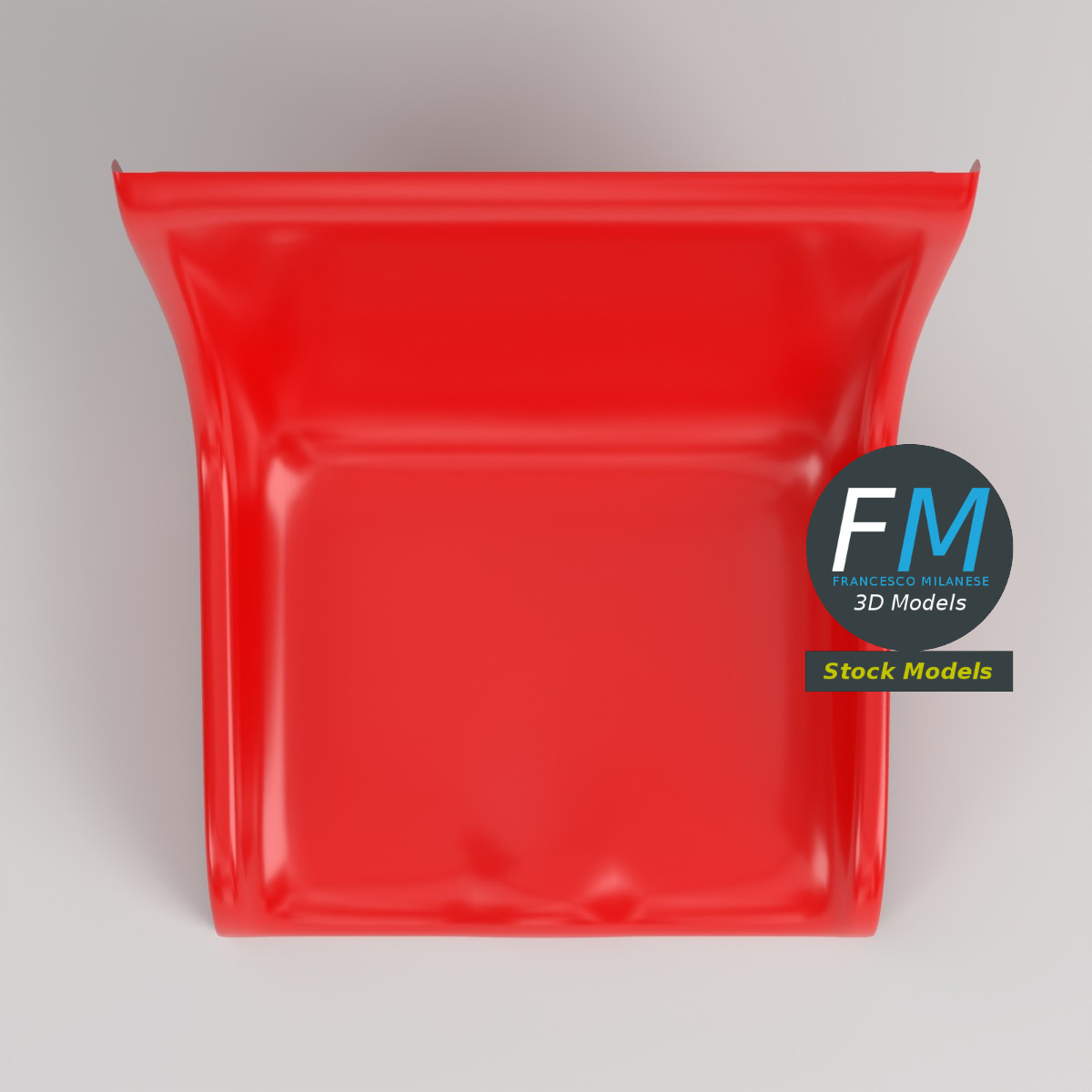3D Model - Molded Plastic Stadium Seat - 06