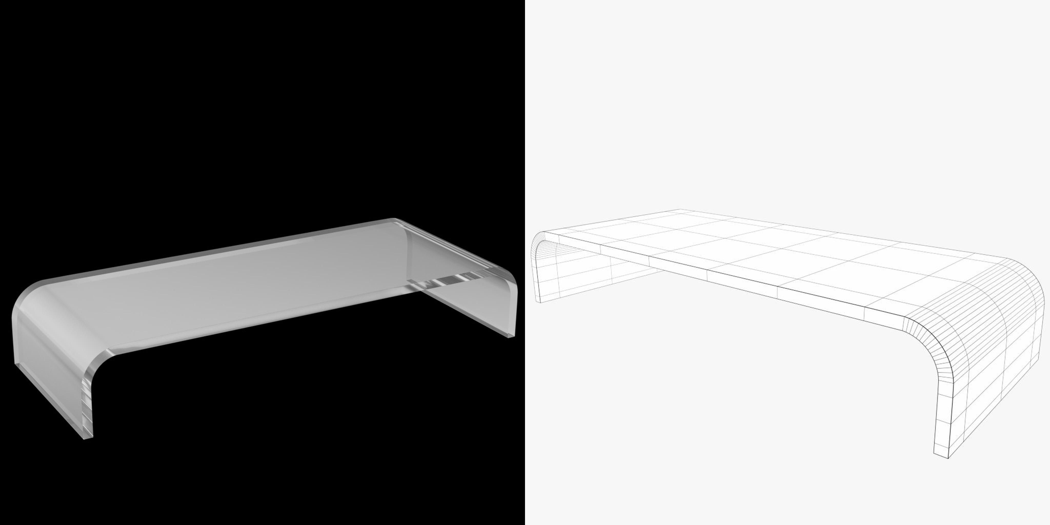 3D-Modell - Monitorerhöhung