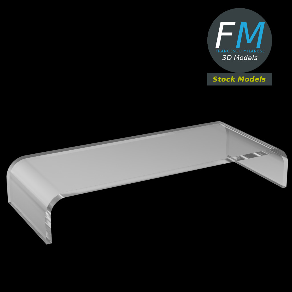 3D-Modell - Monitorerhöhung - 01