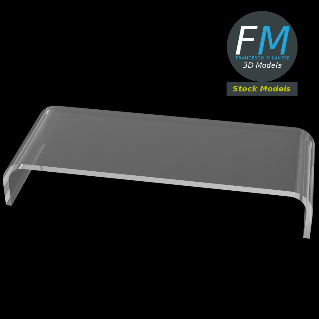 3D-Modell - Monitorerhöhung - 02