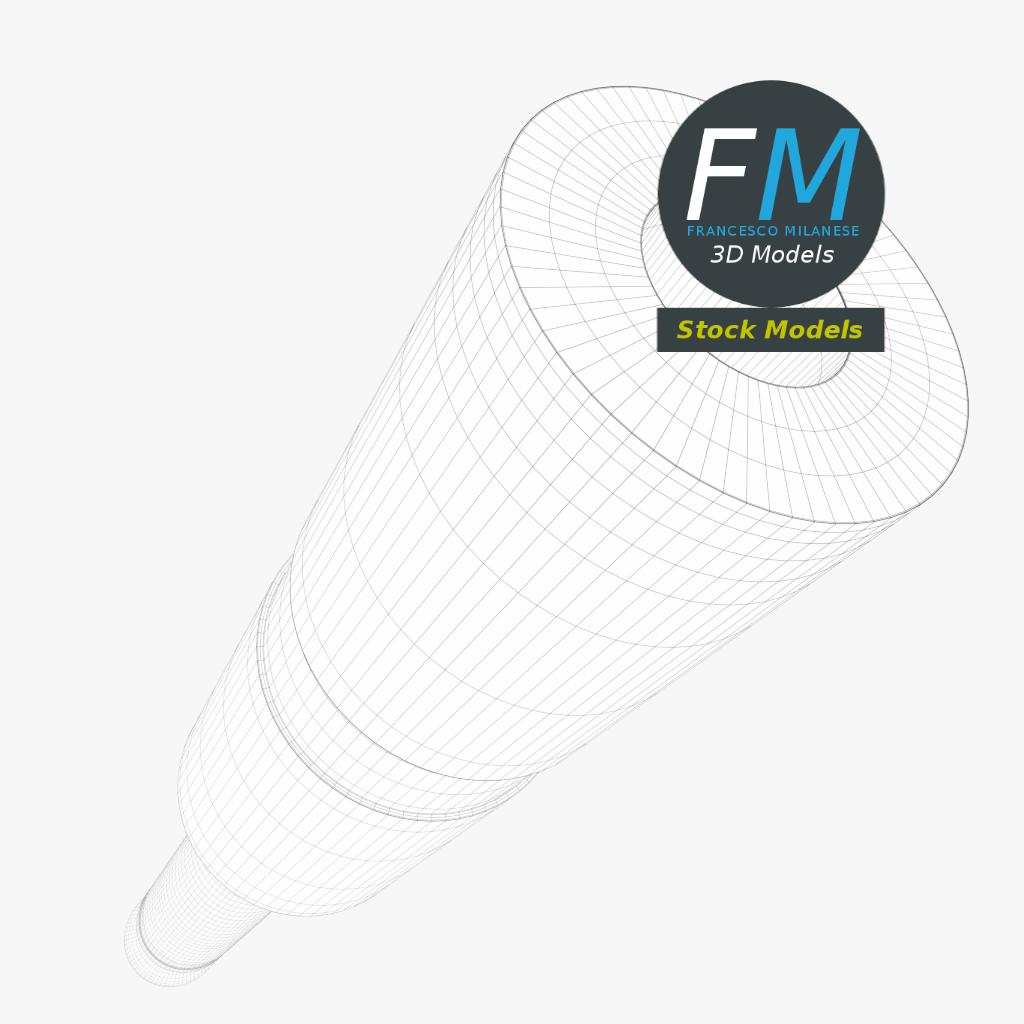 3D-Modell - Mono-Klinkenstecker - 08