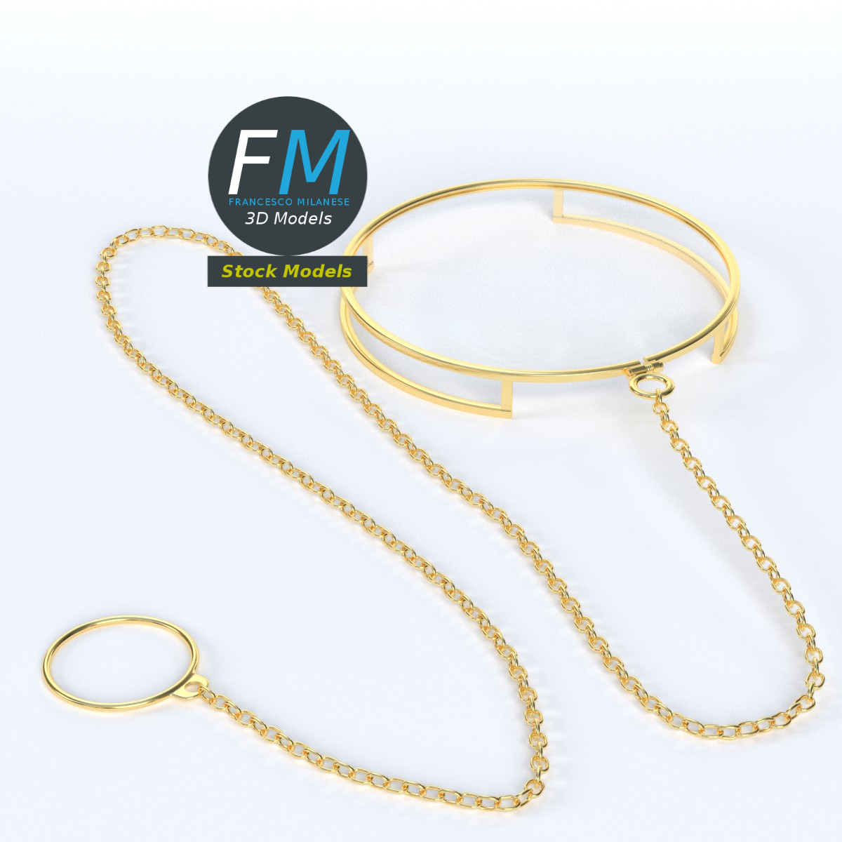 3D-Modell - Monokel Sehhilfe - 02