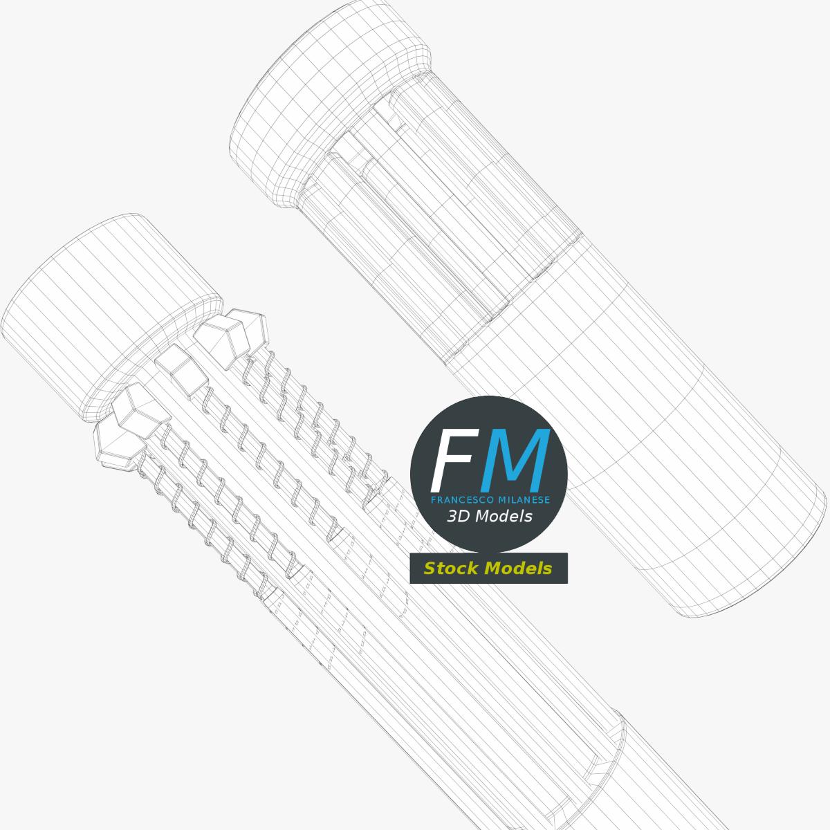 3D-Modell - Mehrfarbiger Kugelschreiber - 08