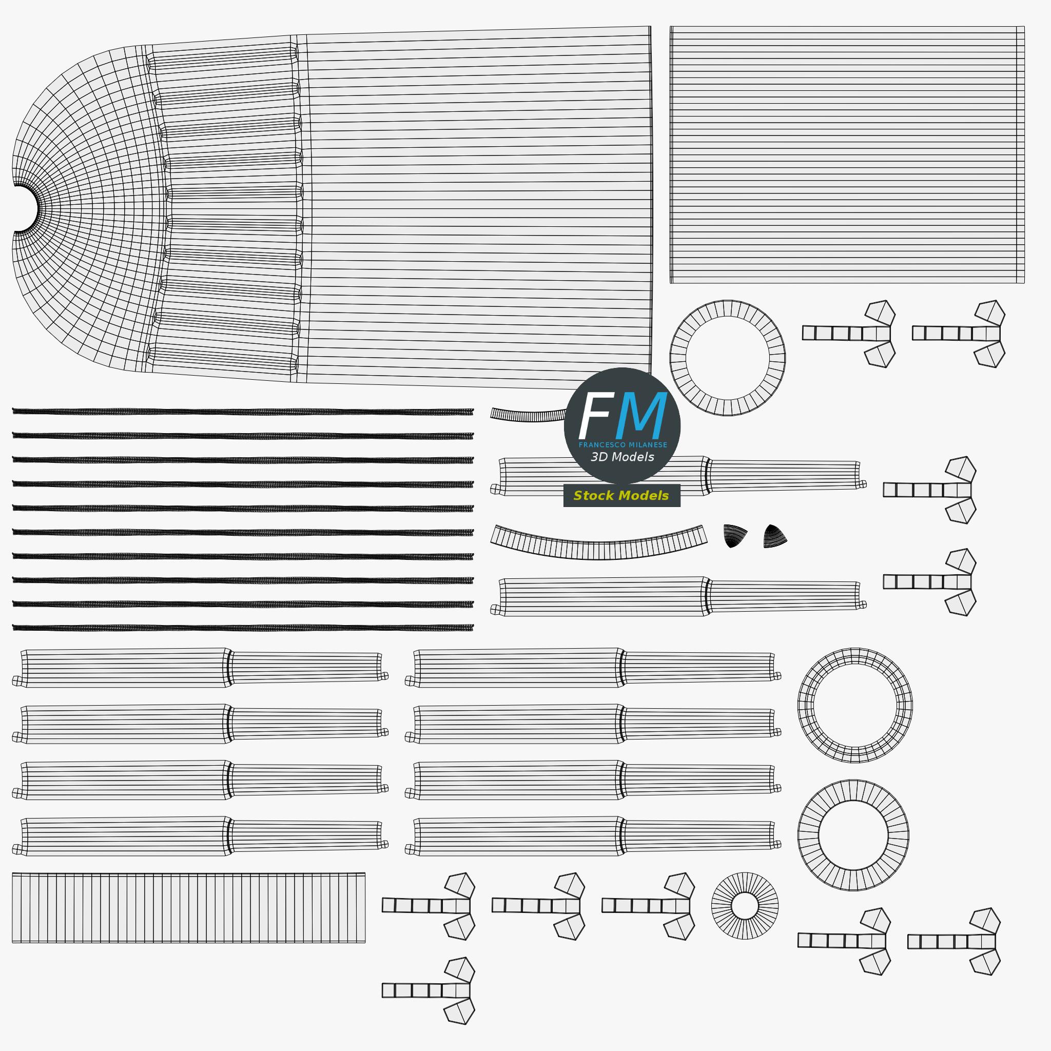 3D-Modell - Mehrfarbiger Kugelschreiber - 11