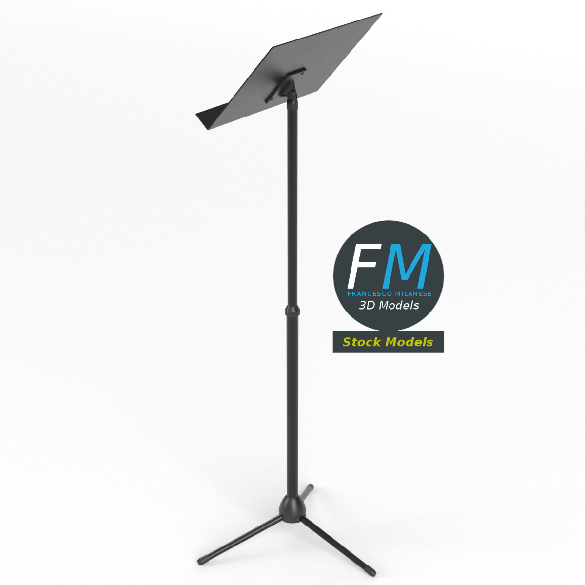 3D-Modell - Notenständer - 02