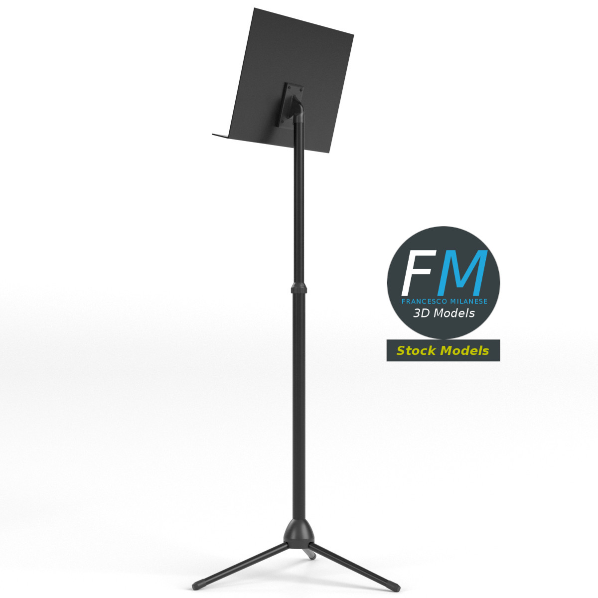 3D-Modell - Notenständer - 03