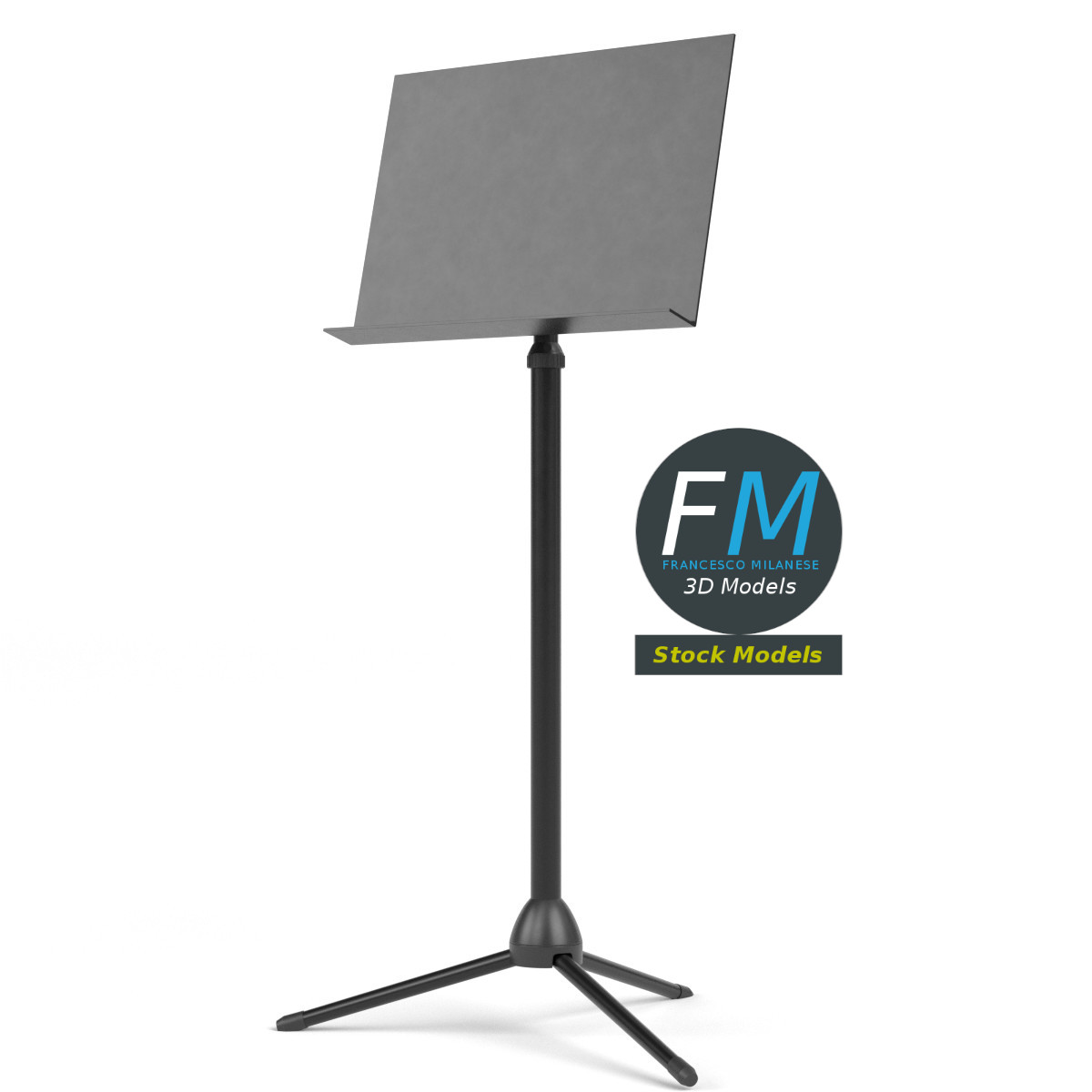 3D-Modell - Notenständer - 04