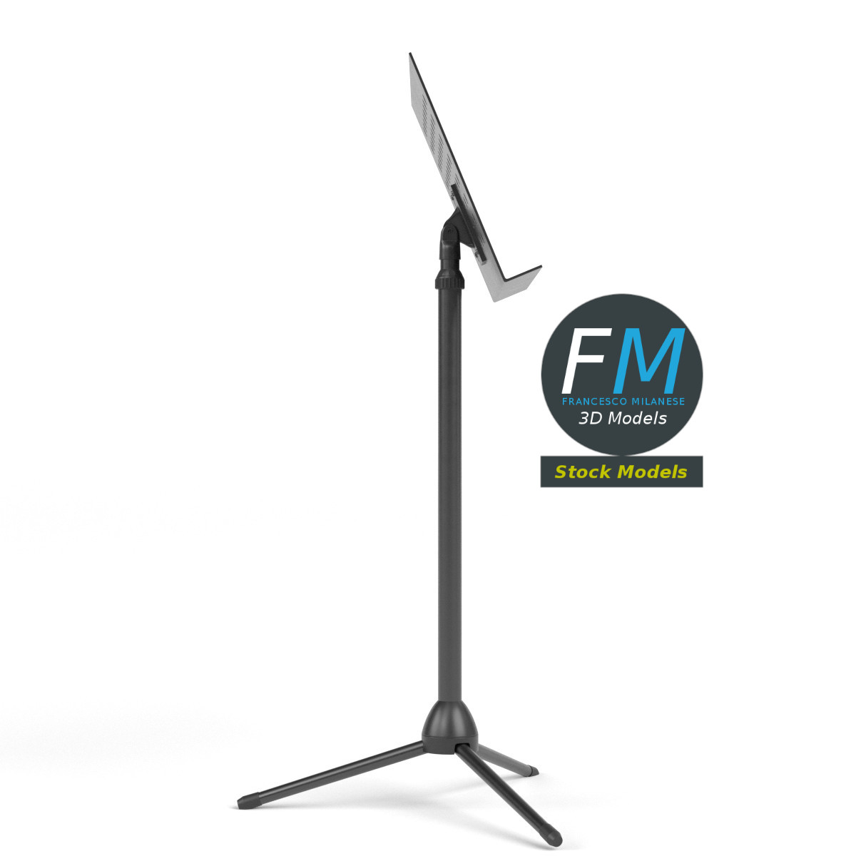 3D-Modell - Perforierter Notenständer - 04