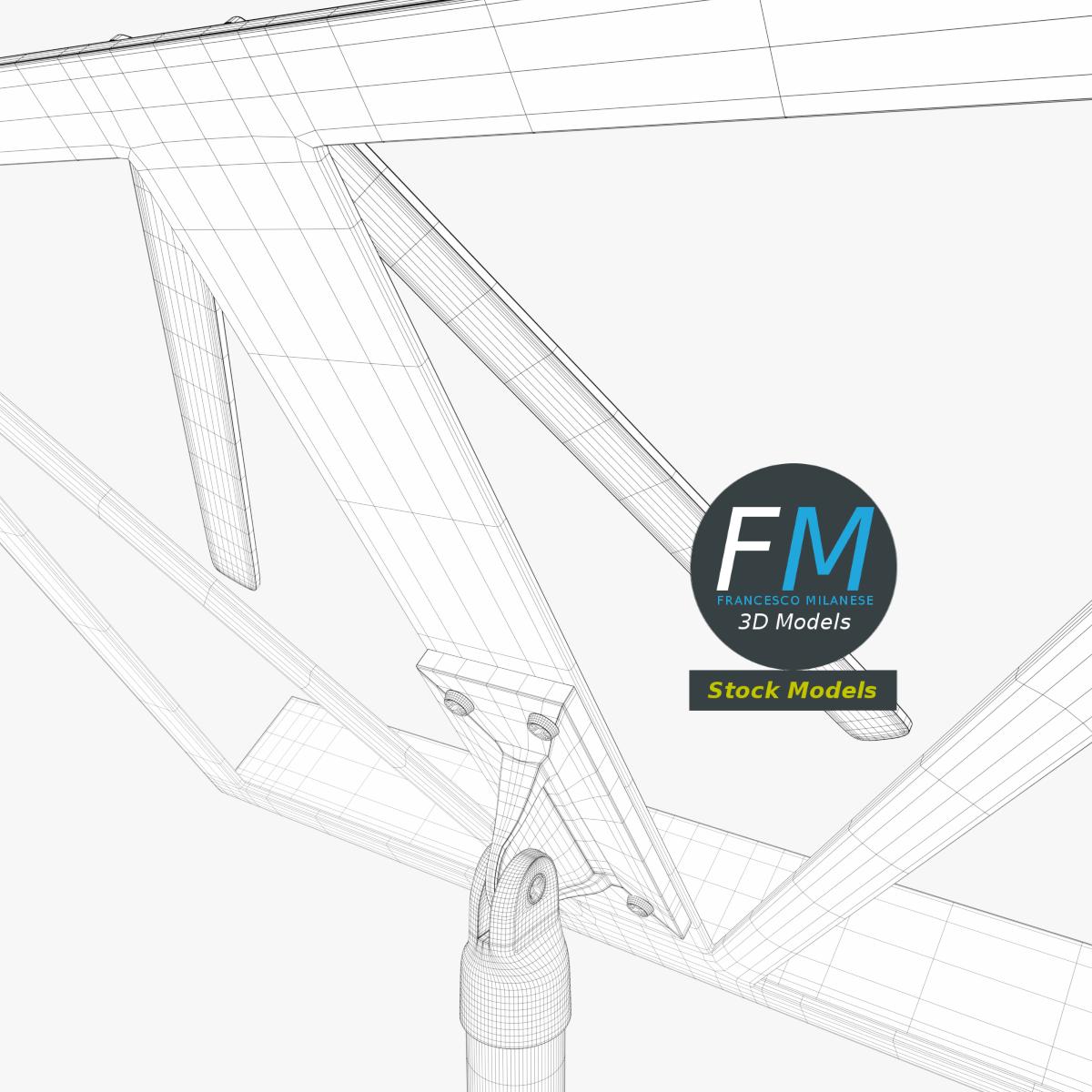 3D-Modell - Klappbarer Notenständer - 08