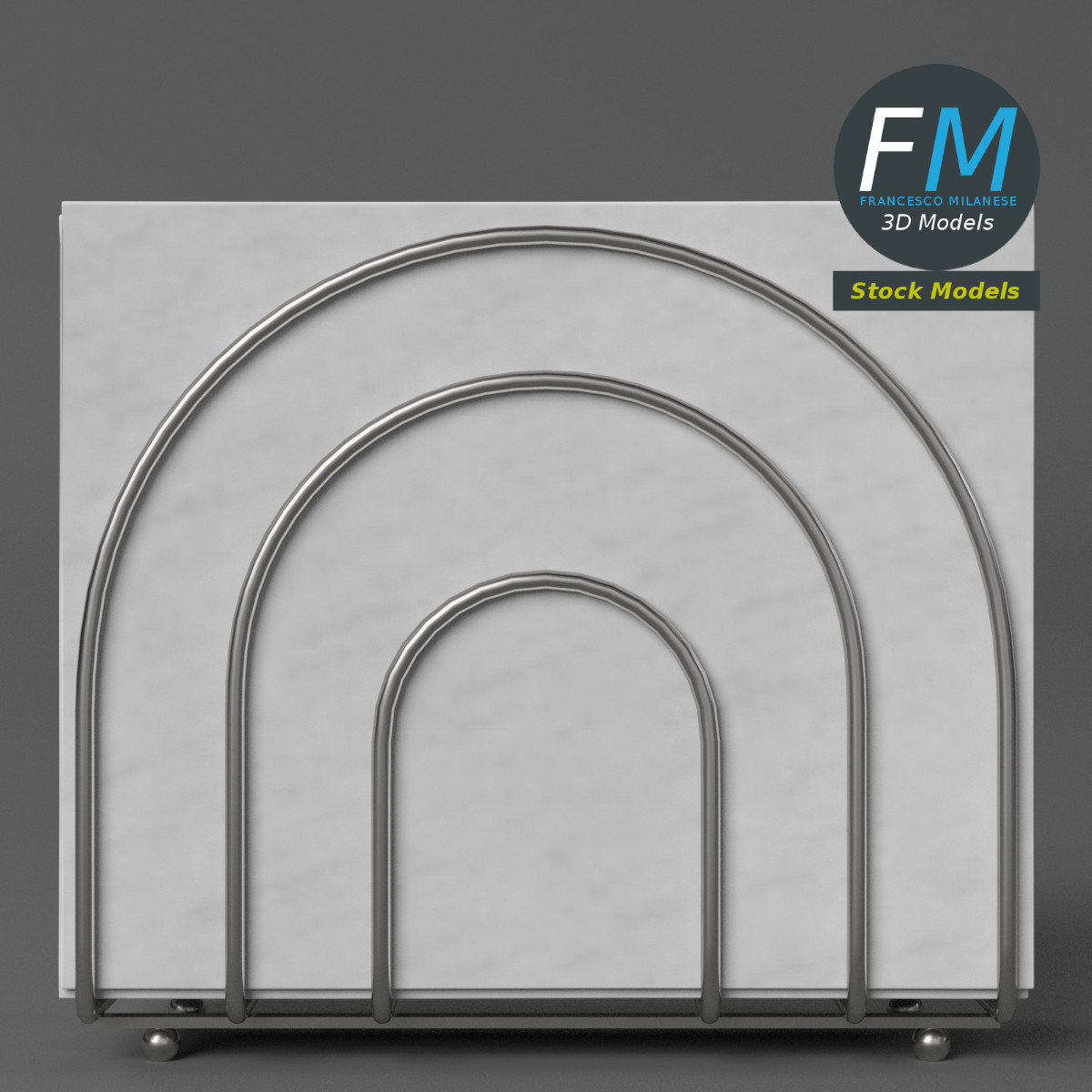 3D-Modell - Serviettenhalter - 05