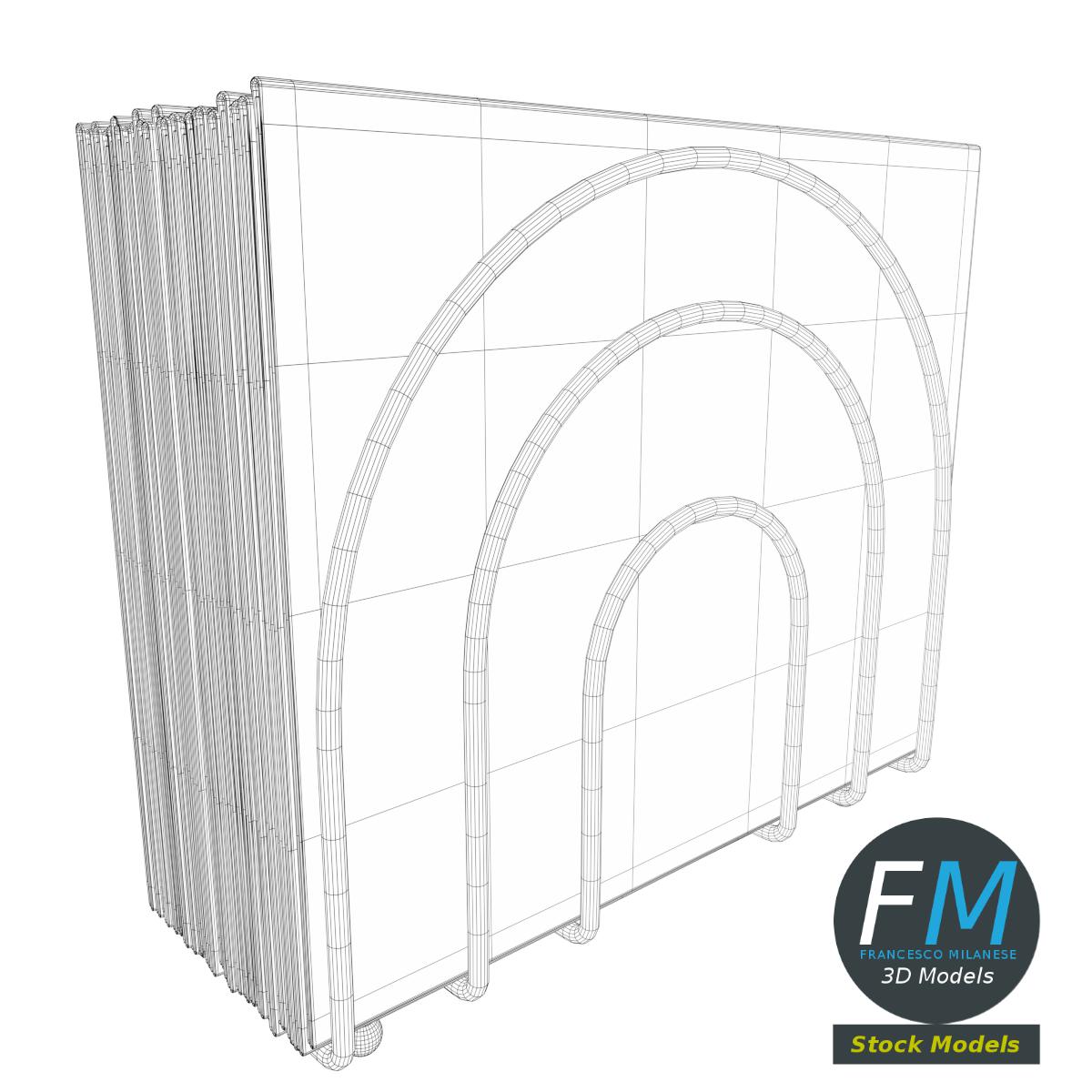 3D-Modell - Serviettenhalter - 07