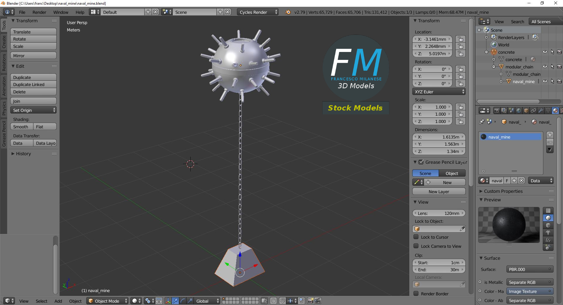 3D-Modell - Seemine - 09