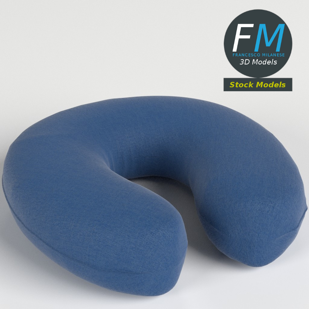 3D-Modell - Nackenkissen - 01