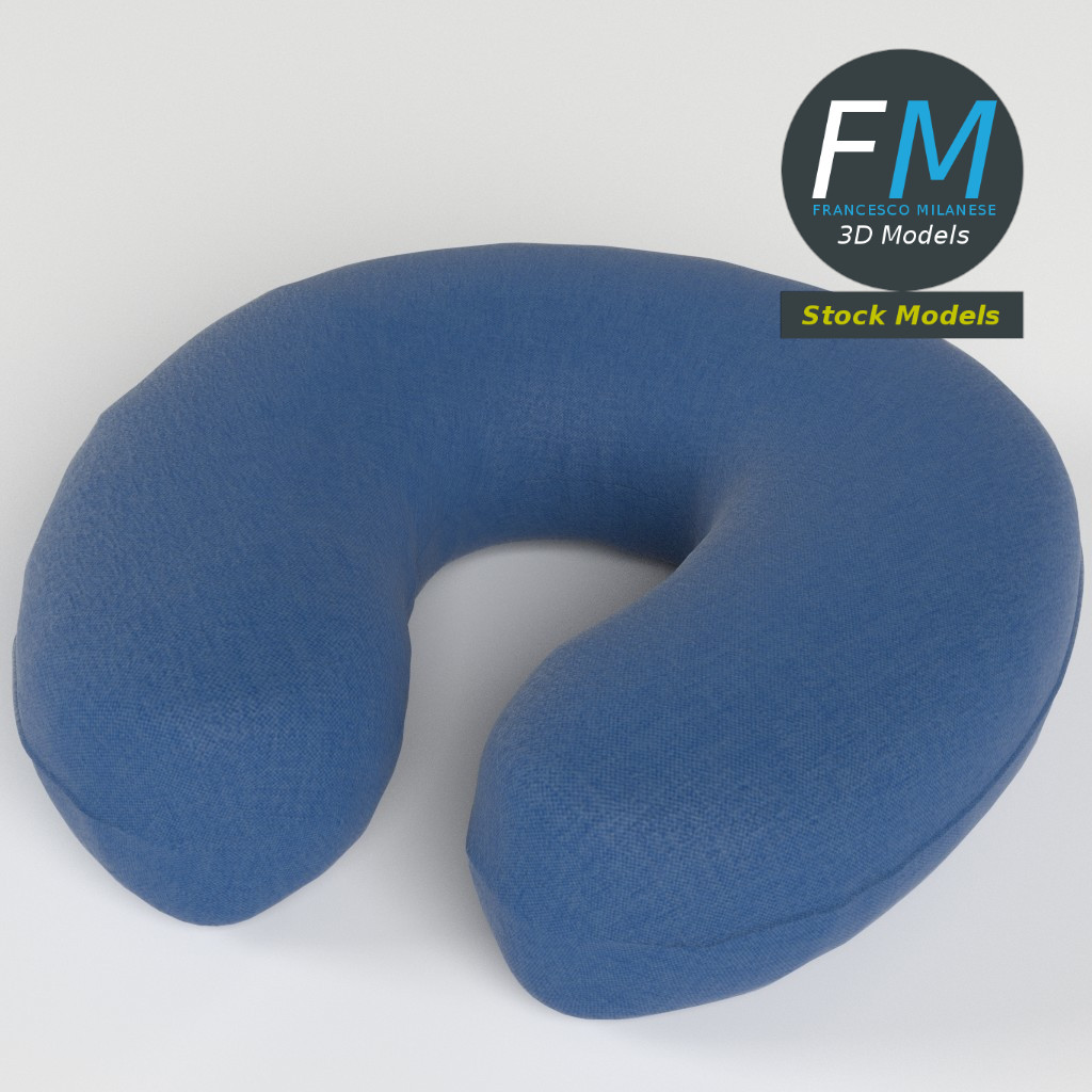 3D-Modell - Nackenkissen - 02