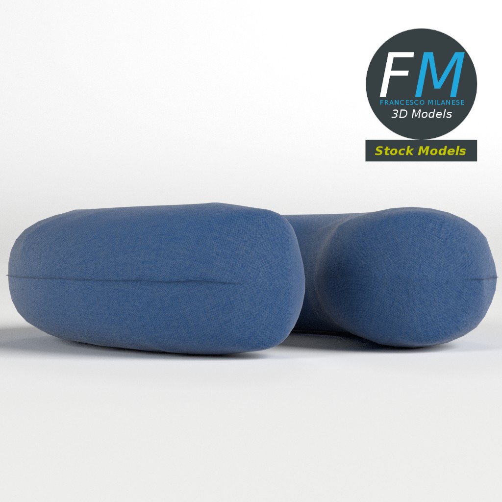 3D-Modell - Nackenkissen - 03