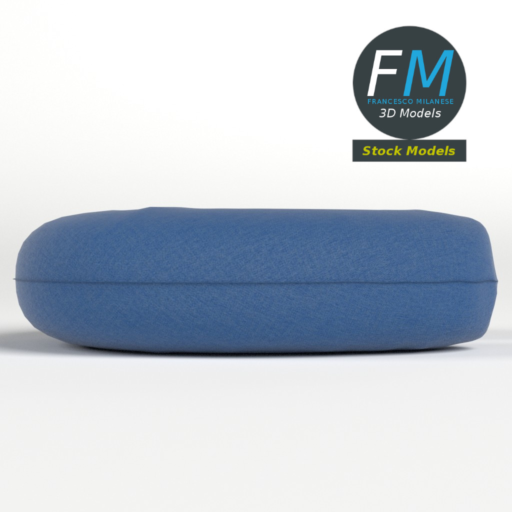 3D-Modell - Nackenkissen - 04