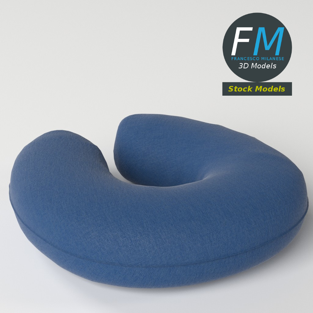 3D-Modell - Nackenkissen - 05