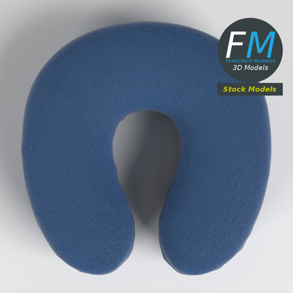 3D-Modell - Nackenkissen - 06