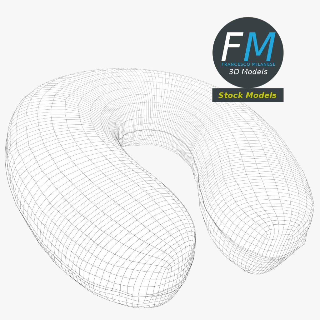 3D-Modell - Nackenkissen - 07