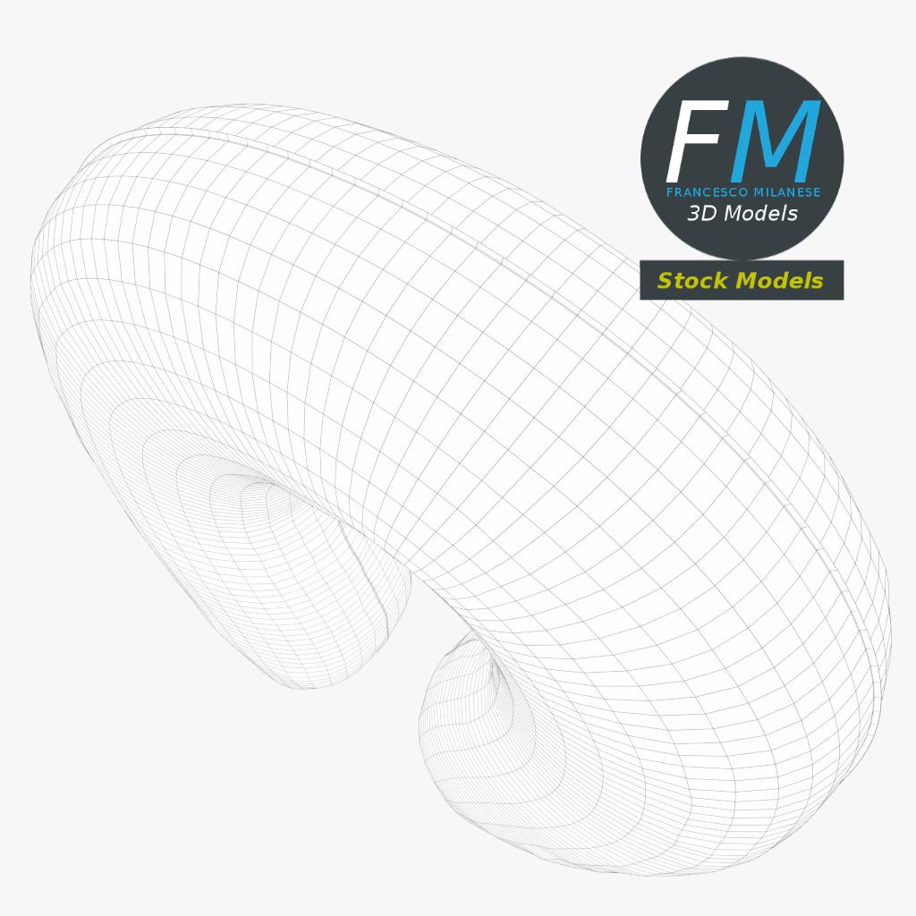 3D-Modell - Nackenkissen - 08