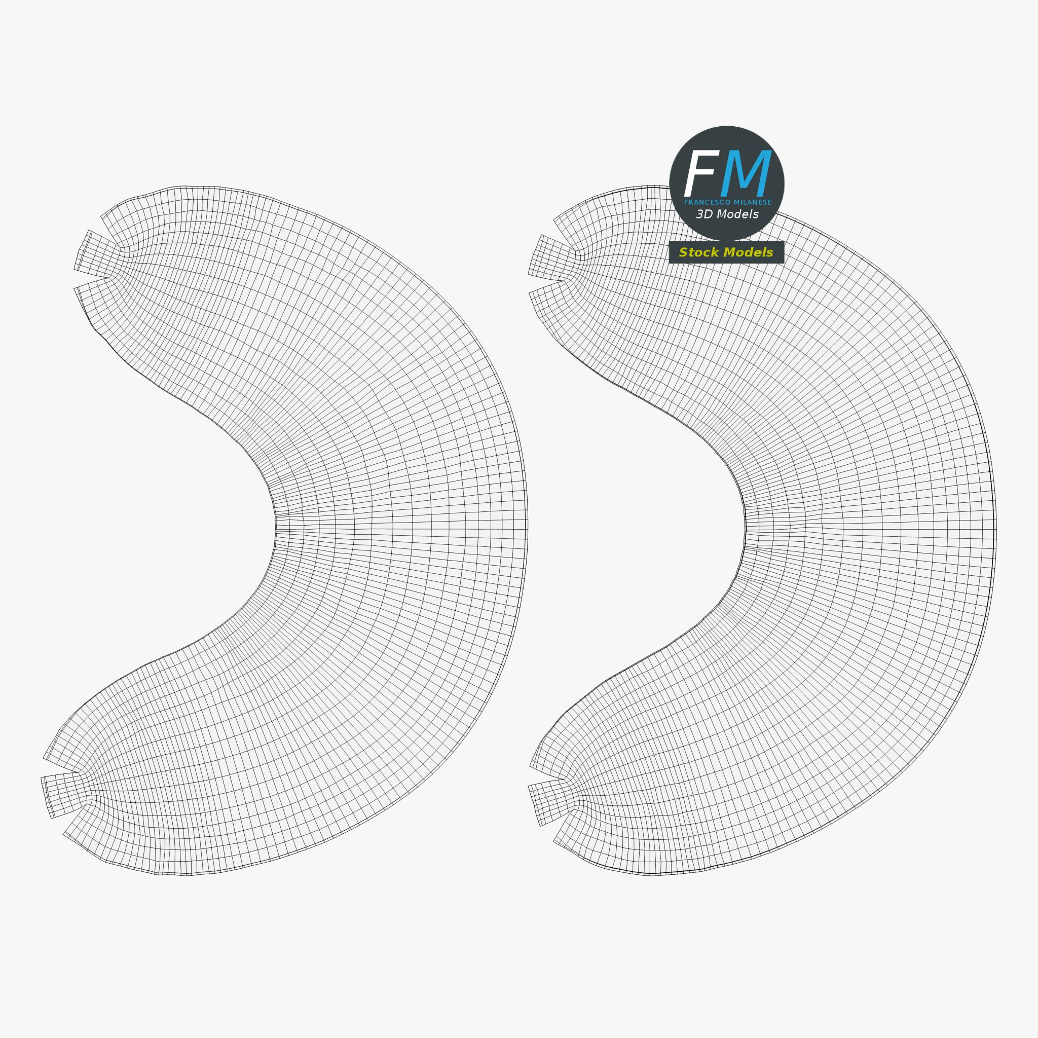 3D-Modell - Nackenkissen - 11 3D-Modell - Nackenkissen - 11
