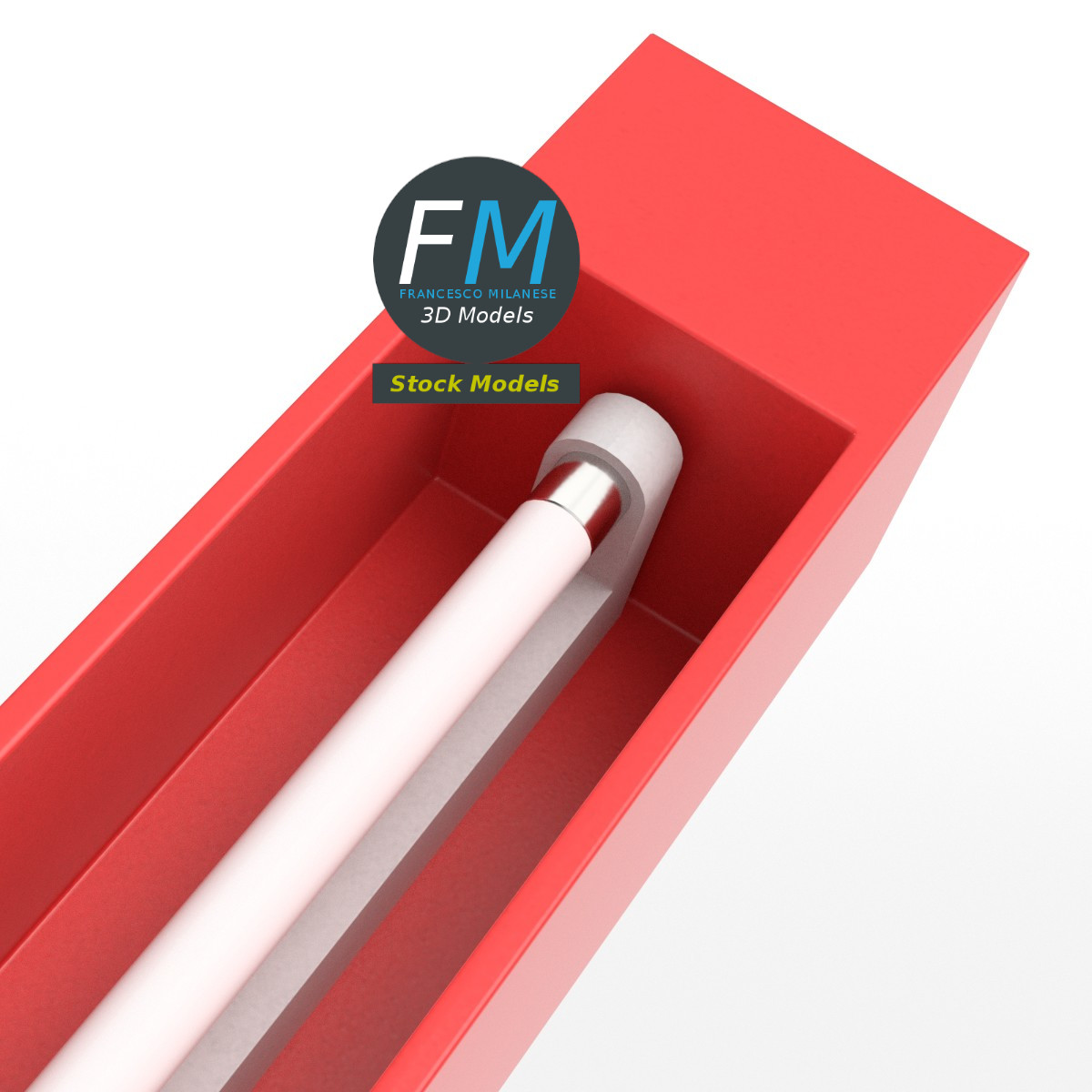 3D-Modell - Neon-Deckenleuchte - 04