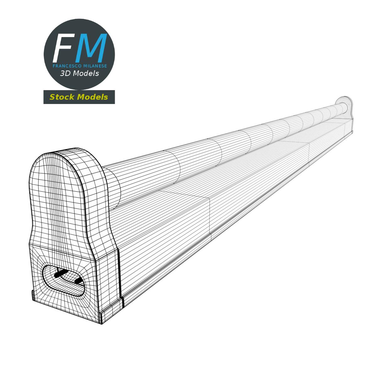 3D-Modell - Neonleuchte - 07