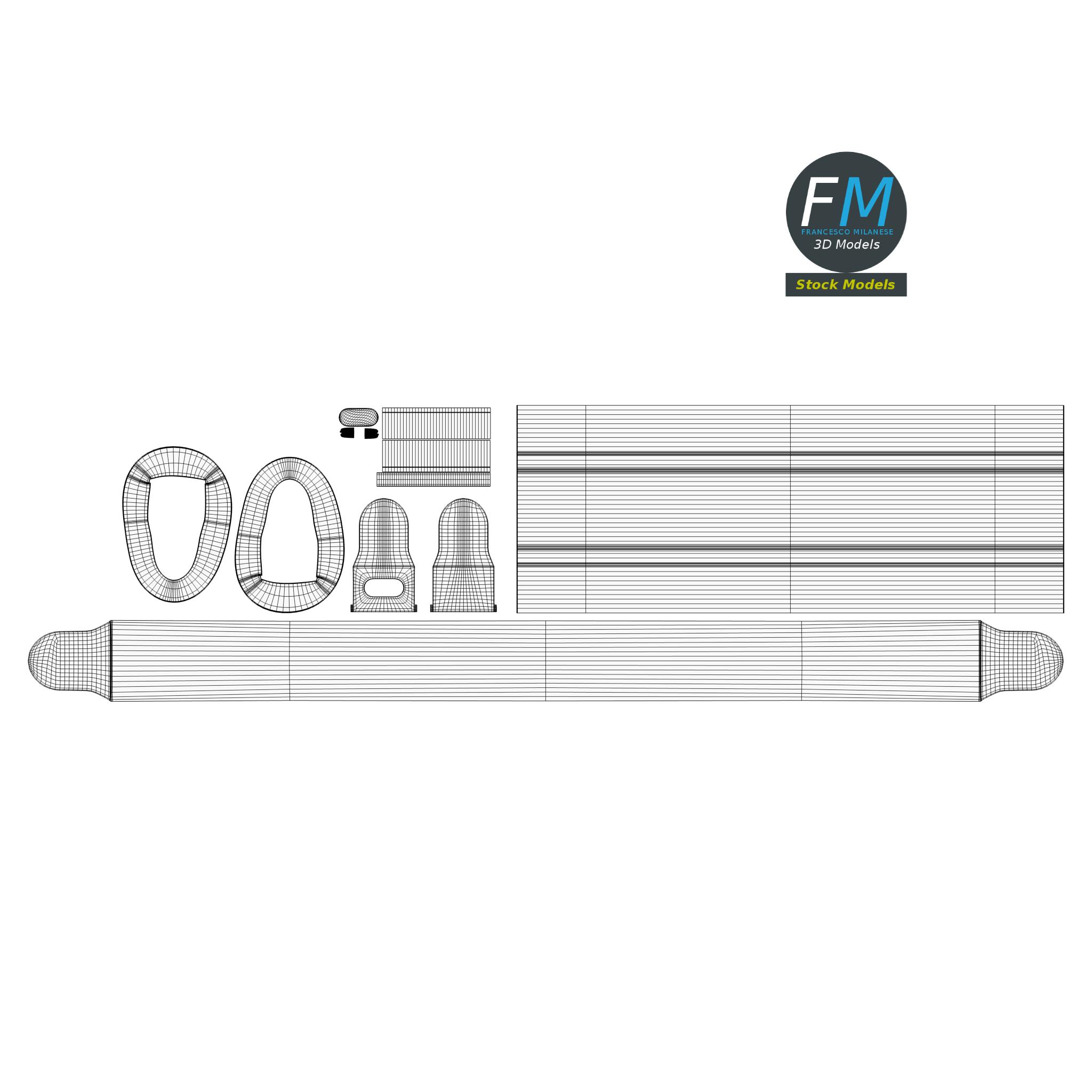 3D-Modell - Neonleuchte - 11