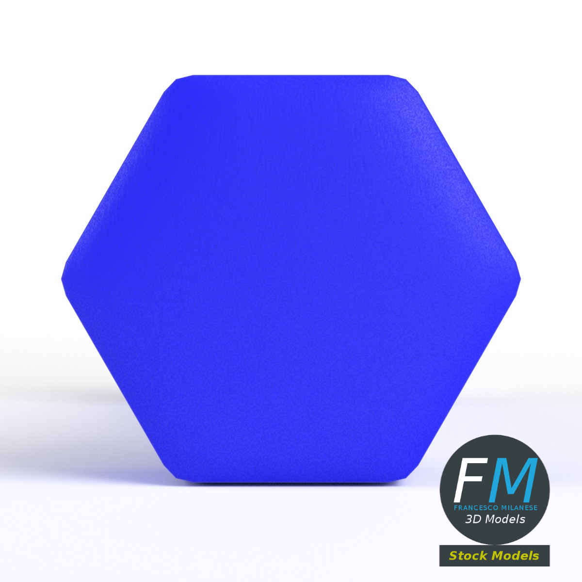 3D-Modell - Neopren-Hantel - 04