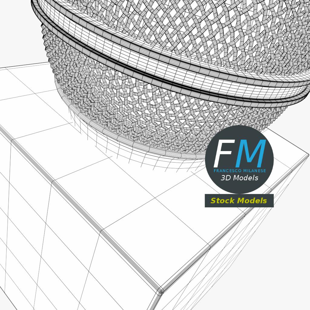 3D-Modell - Reportermikrofon - 08