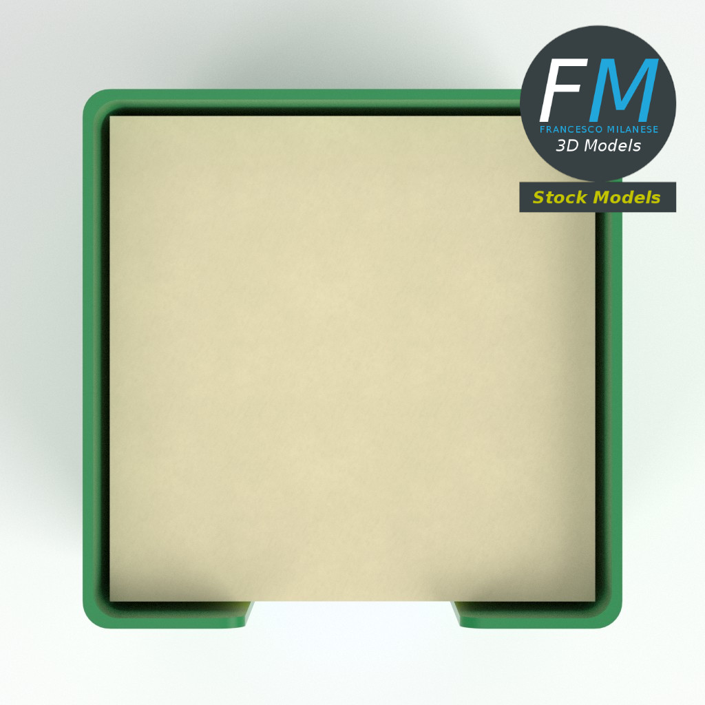 3D-Modell - Notizzettel-Würfelhalter - 06