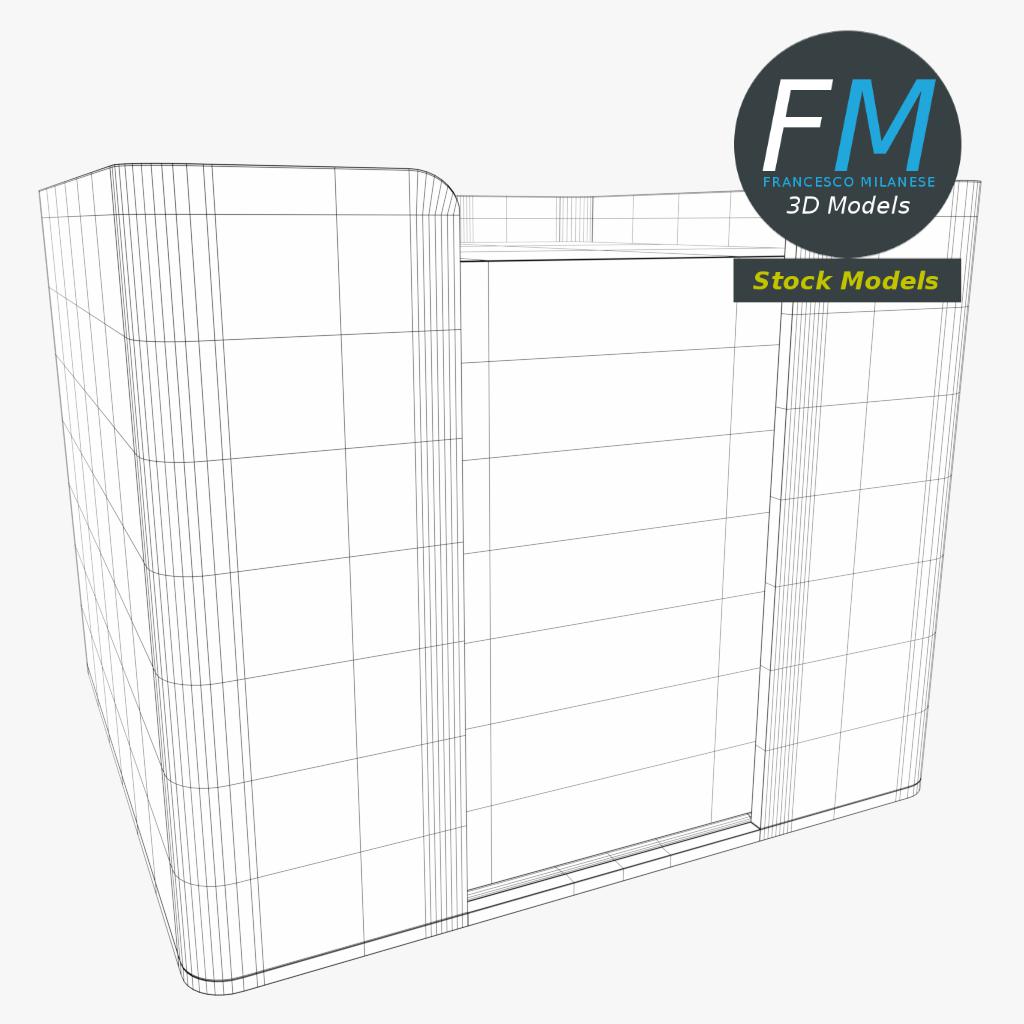 3D-Modell - Notizzettel-Würfelhalter - 07