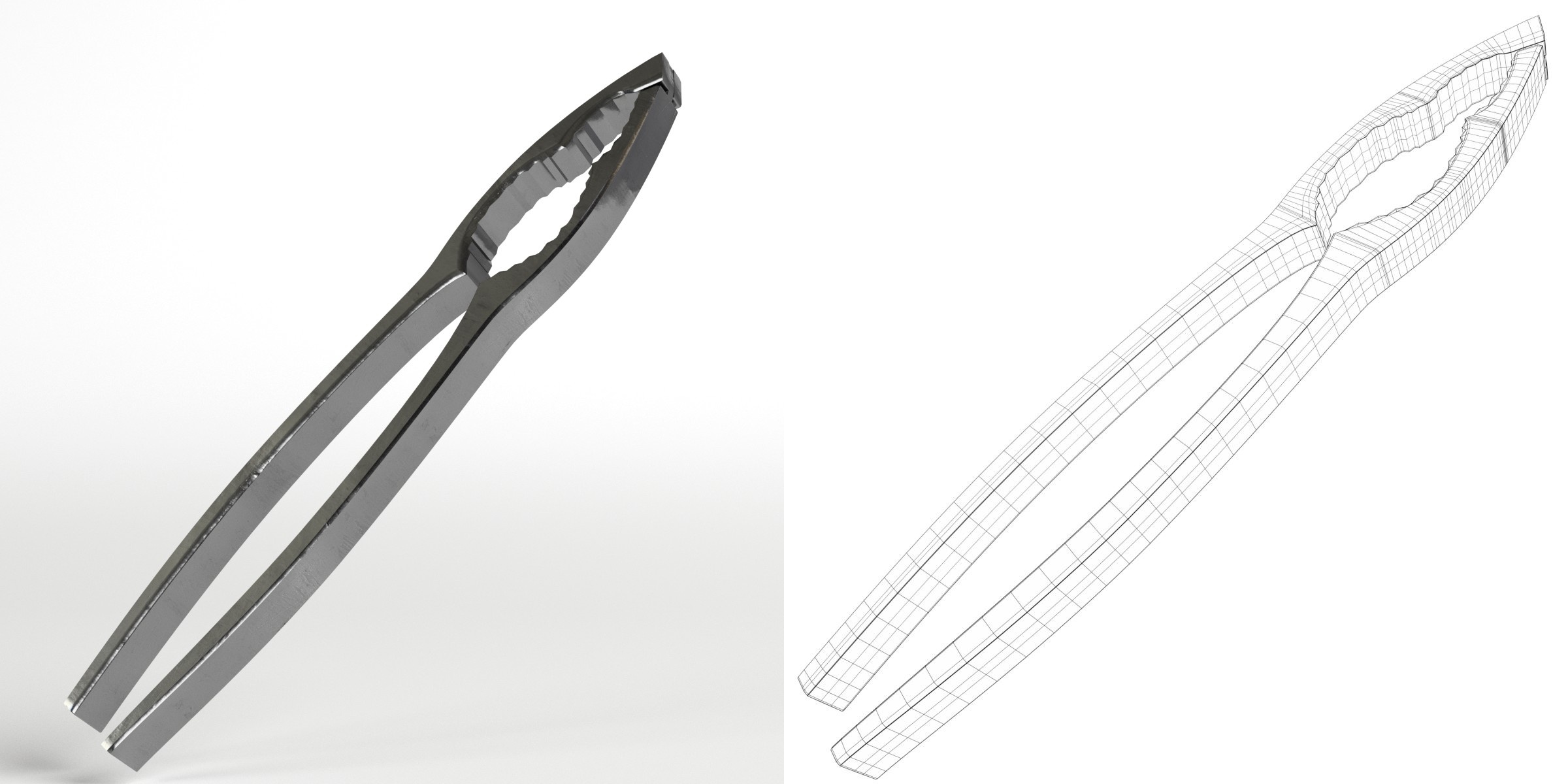 3D-Modell - Nussknacker aus Metall