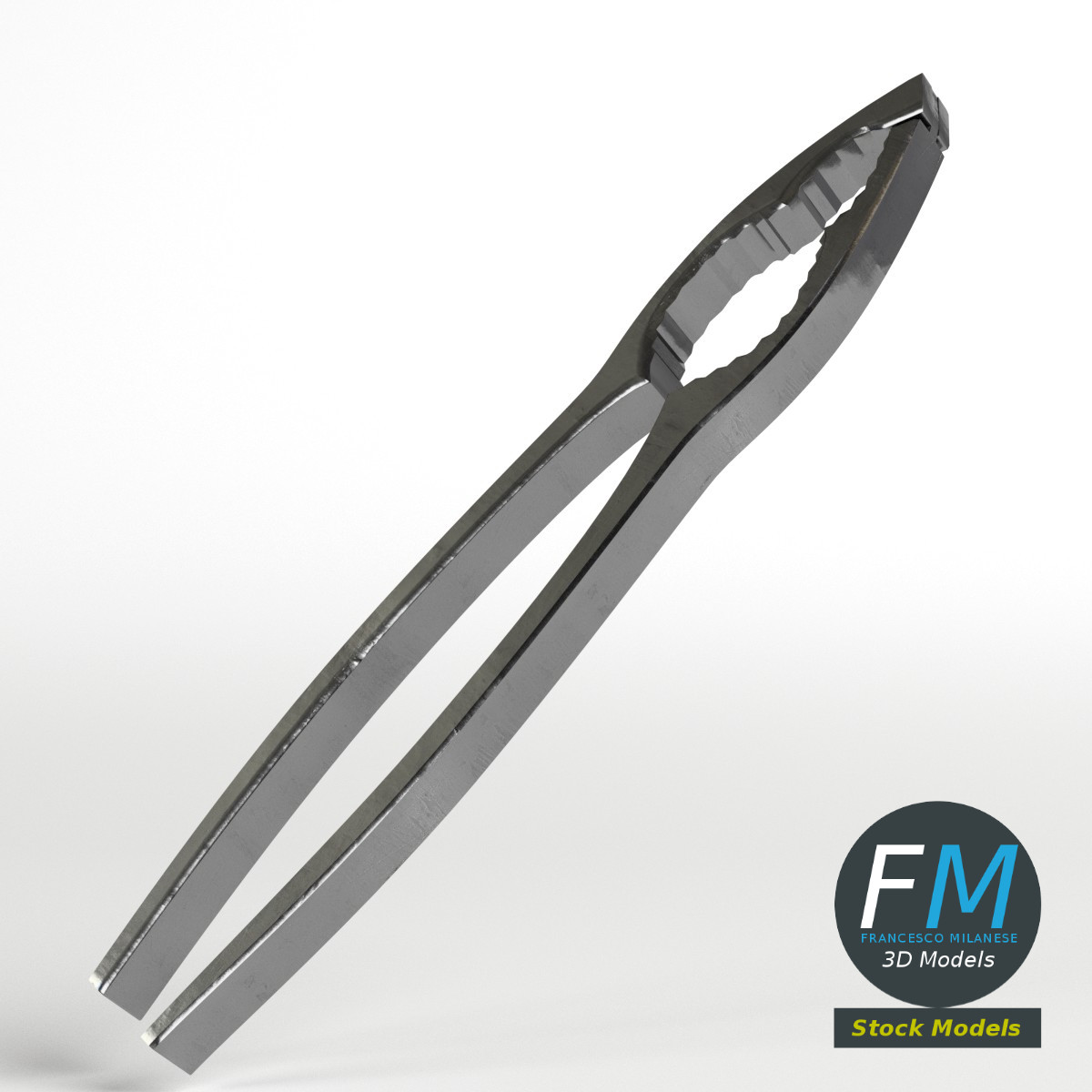 3D-Modell - Nussknacker aus Metall - 01