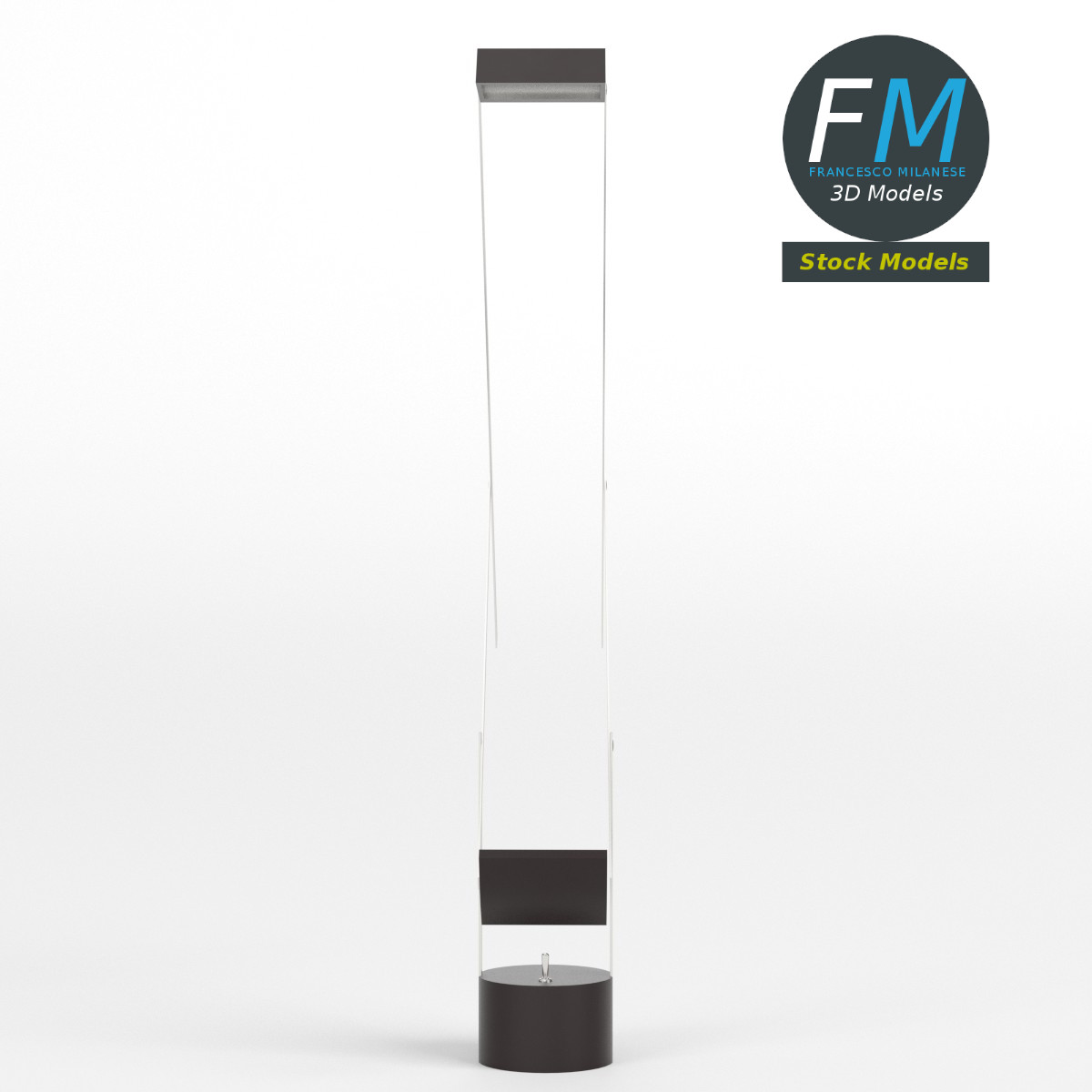 3D-Modell - Verstellbare Schreibtischlampe - 03