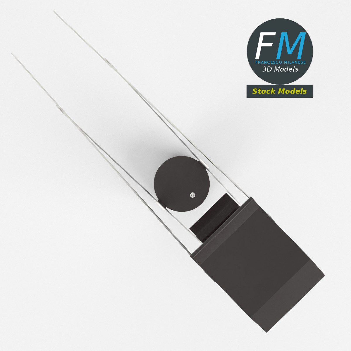 3D-Modell - Verstellbare Schreibtischlampe - 06