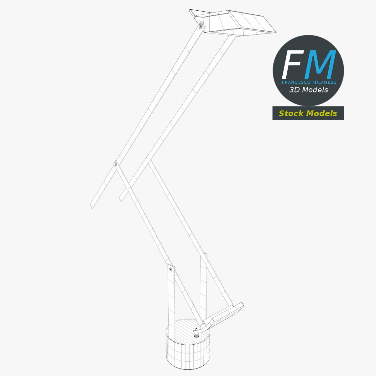 3D-Modell - Verstellbare Schreibtischlampe - 07