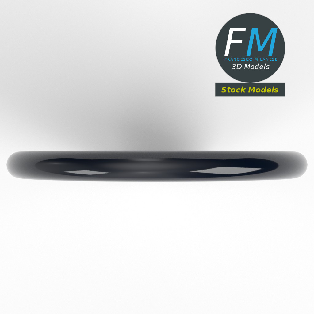 3D-Modell - Büro-Wanduhr - 06