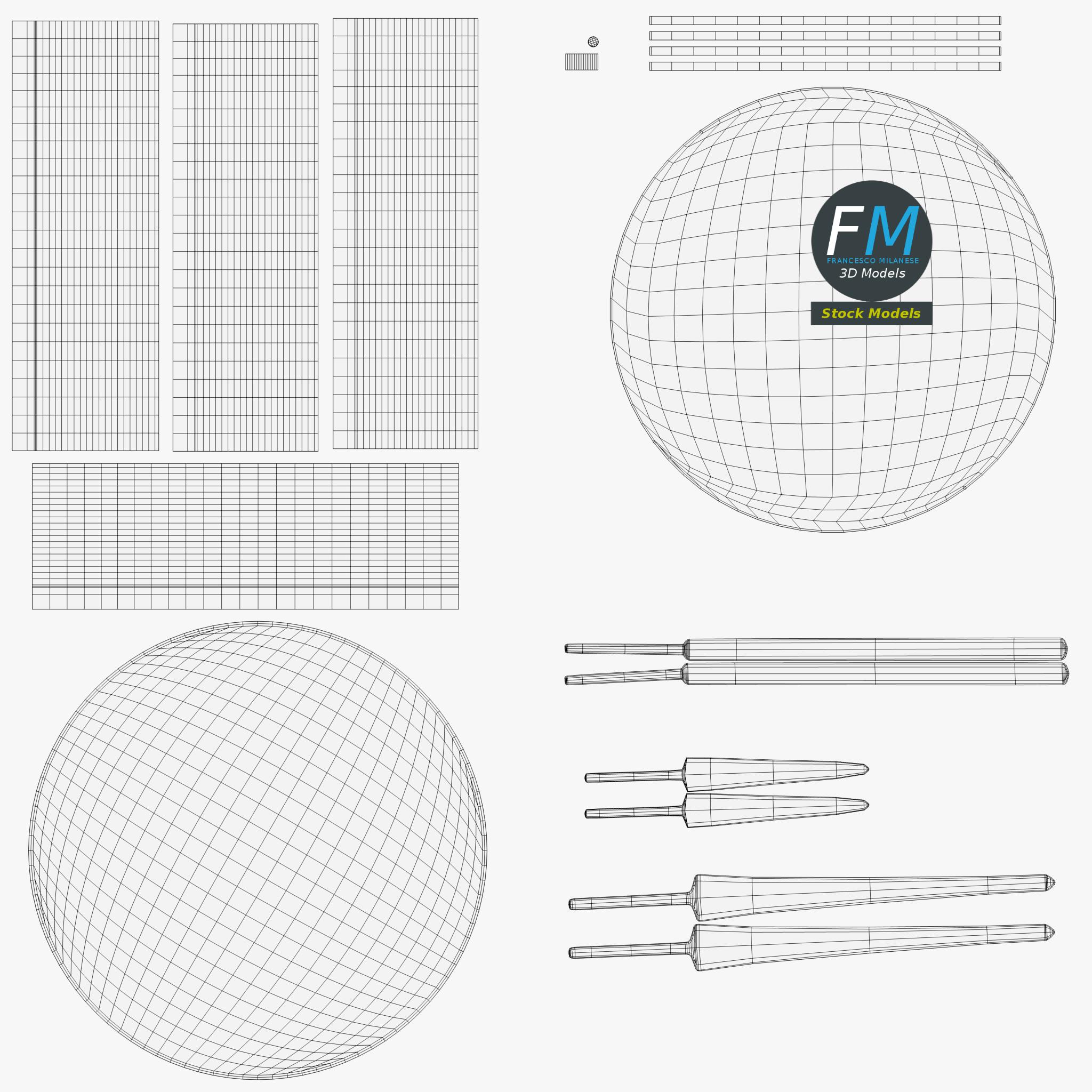 3D-Modell - Büro-Wanduhr - 11