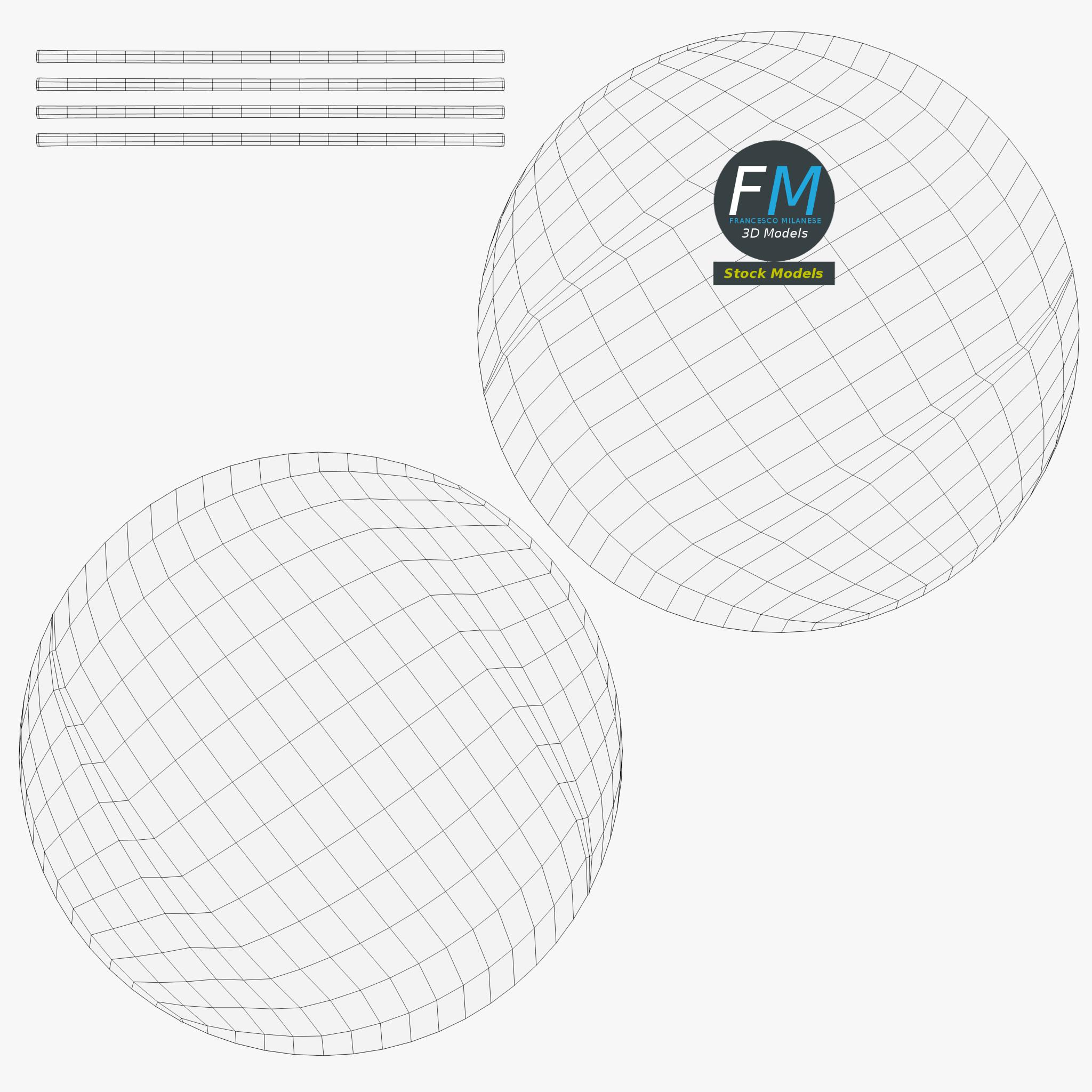 3D-Modell - Büro-Wanduhr - 12 3D-Modell - Büro-Wanduhr - 12
