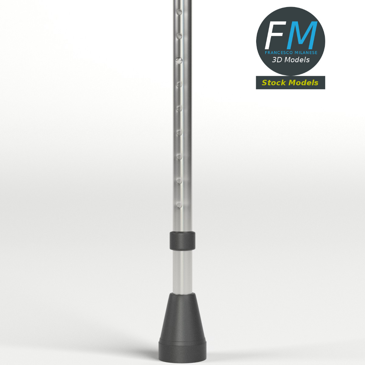 3D-Modell - Offset-Gehstock - 04