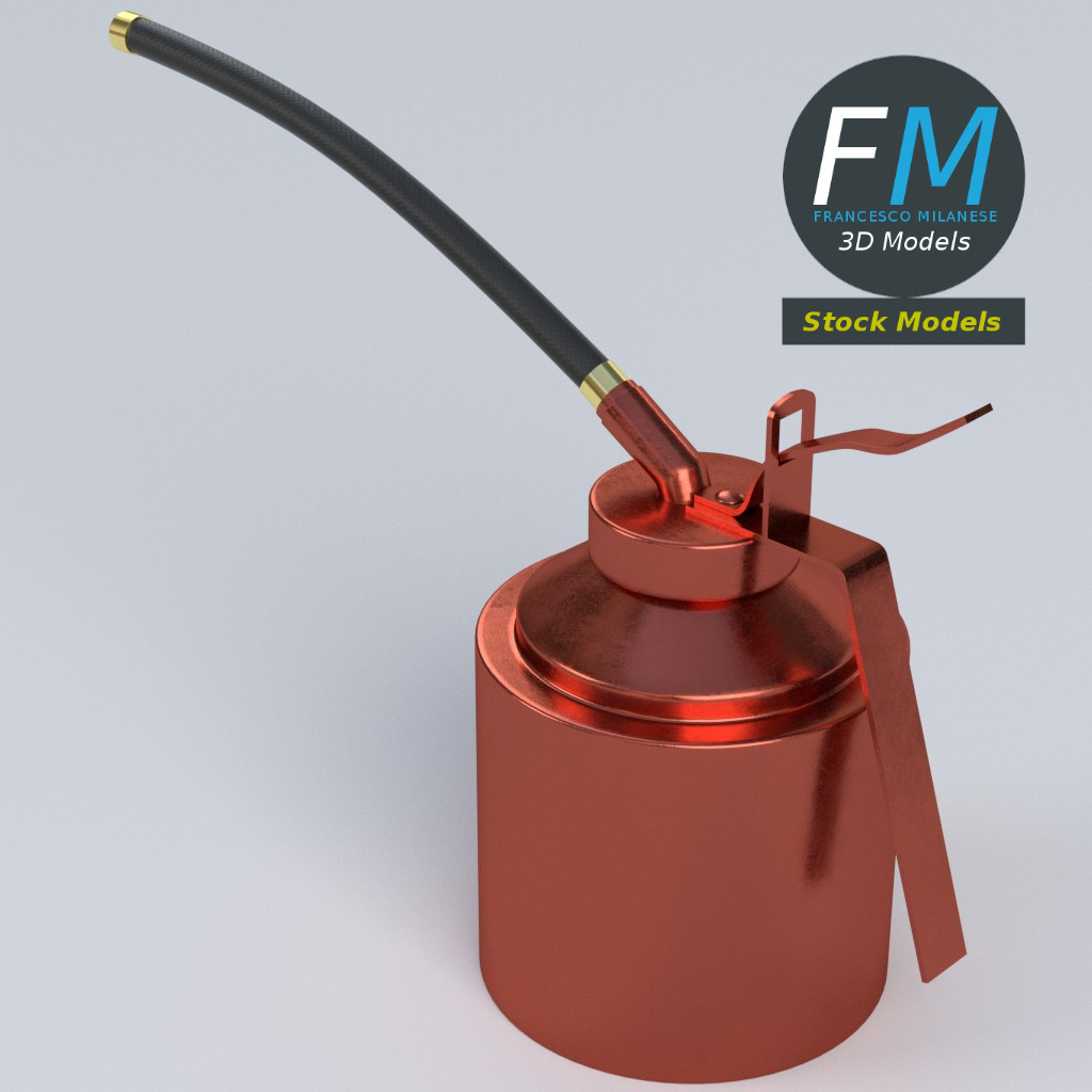 3D-Modell - Pumpölkanne - 02